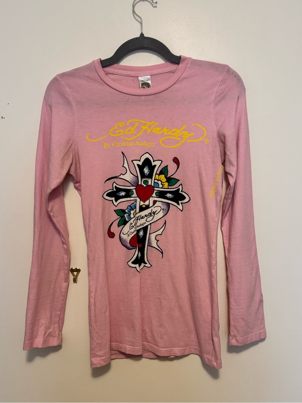 pink ed hardy shirt